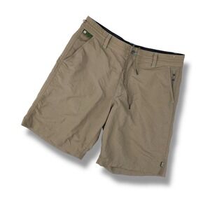 HOWLER‎ BROS 'Horizon Hybrid 2.0' Mens Shorts Size 36 Brown Ripstop Outdoor EUC